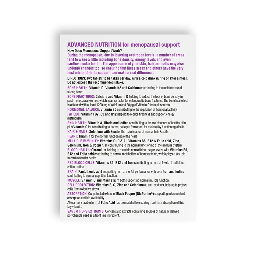 P50 Menopause Support - MAAB New Zealand